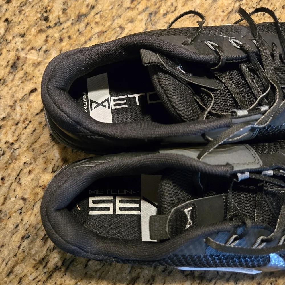 Nike Metcon 7 Black Athletic Shoe Size Womens 10 - Picture 7 of 9
